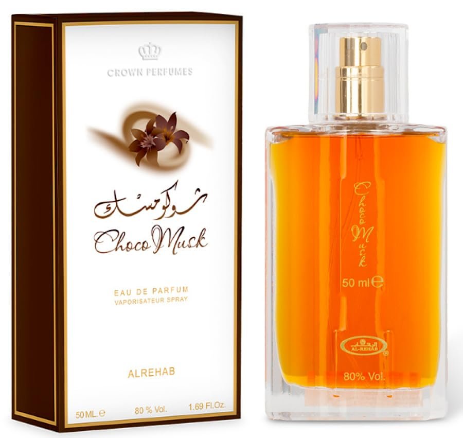 Al-Rehab Choco Musk Perfume sweet chocolate vanilla fragrance